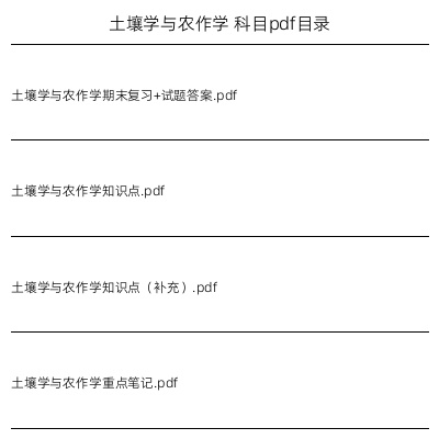 土壤学与农作学