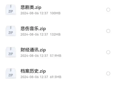 5万多首的背景音乐素材,我花了接近1个月时间整理出来的